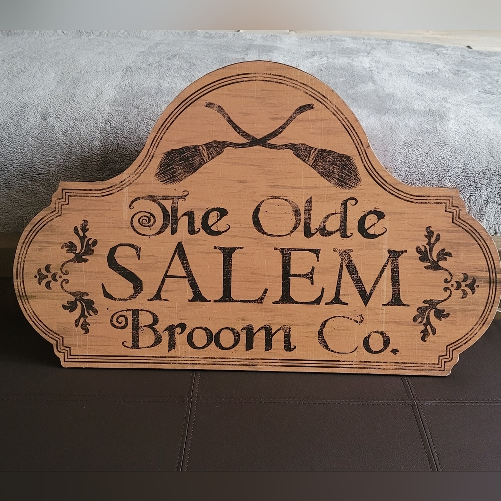 HOME GOODS The Olde Salem Broom Co. Sign